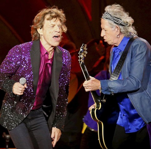 Mick Jagger and Mr. Richards in May. Credit Mike Blake/Reuters