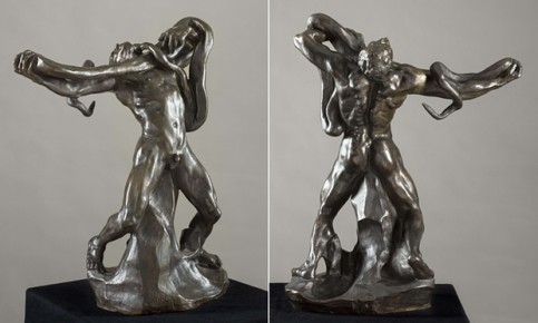  Man with snake by Rodin, which hasn’t been seen for a century, has been left to the Museum of Fine Arts of Lausanne by an anonymous donor. Photograph: AFP/Getty Images