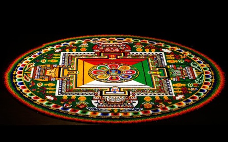 These Intricate Tibetan Sand Paintings Are Swept Away Upon Completion