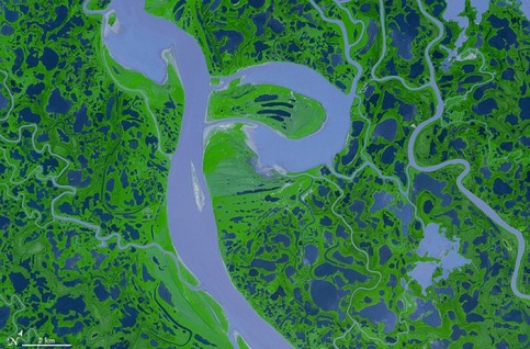 Mackenzie river delta, Canada