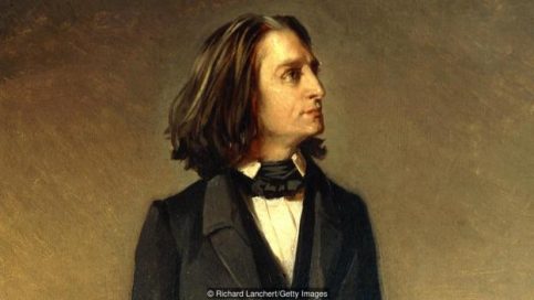 Liszt was handsome in his younger years and cut a dashing figure on stage with his trademark flowing hair (Credit: Richard Lanchert/Getty Images)