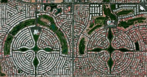 Sun Lakes, Arizona, USA is a planned community with a population of approximately 14,000 residents, most of whom are senior citizens. According to US census data, only 0.1 percent of the community's 6,683 households are home to children under the age of 18.